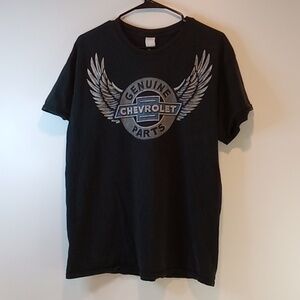 Vintage Gildan Tag Crew Neck Short Sleeve T Shirt Genuine Chevrolet Parts NICE!